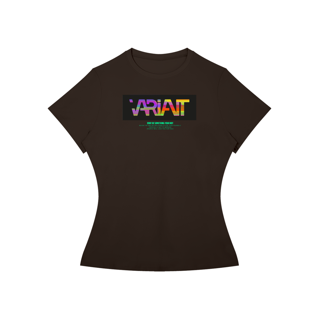 Women’s Slim Fit Colorful Box Tee