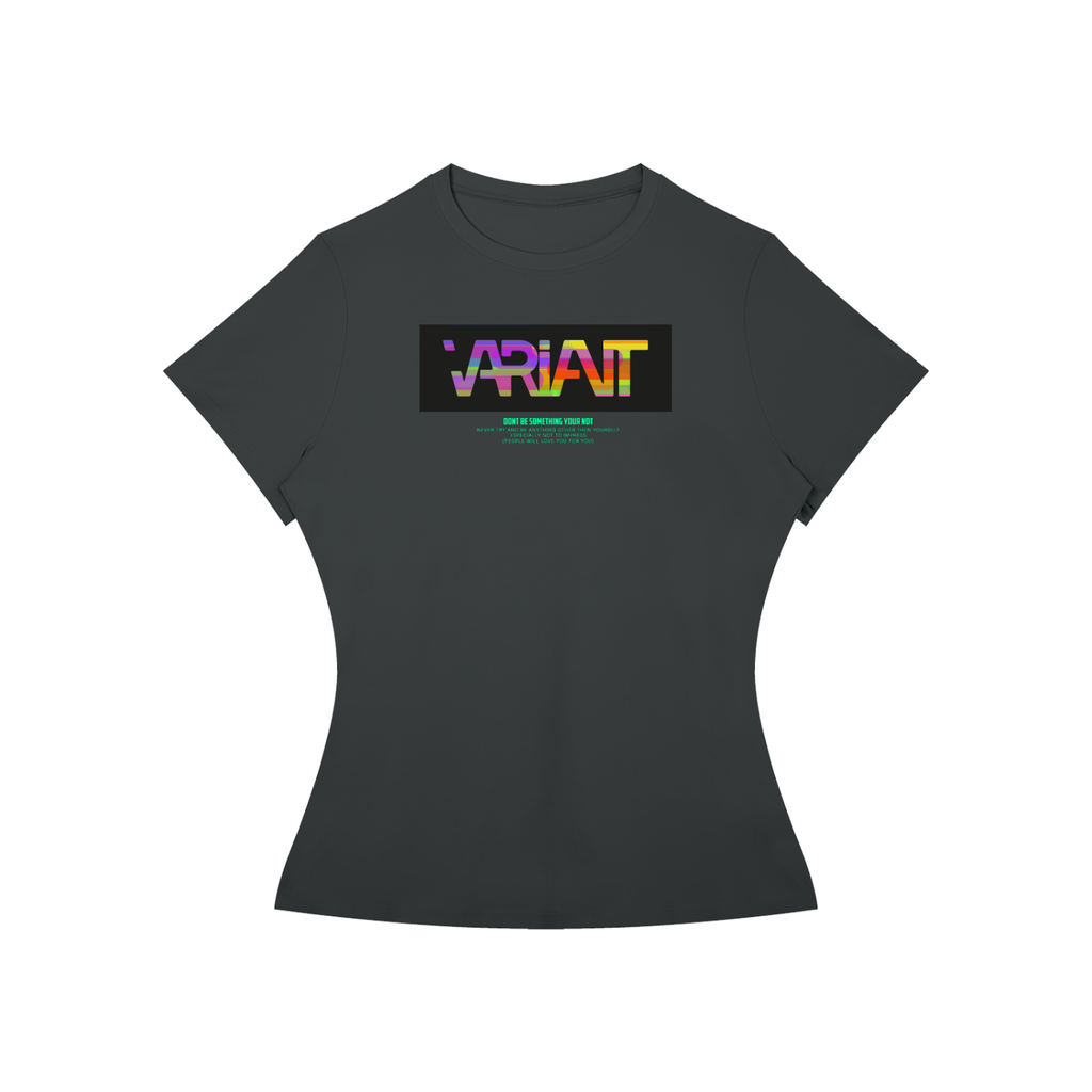 Women’s Slim Fit Colorful Box Tee