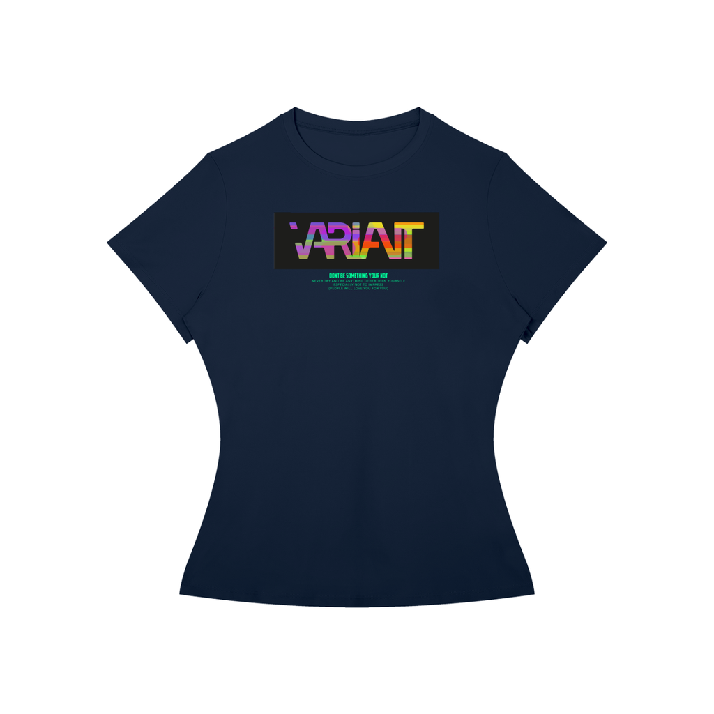 Women’s Slim Fit Colorful Box Tee
