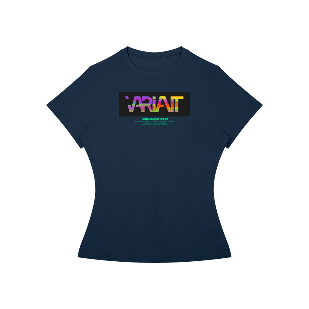 Women’s Slim Fit Colorful Box Tee